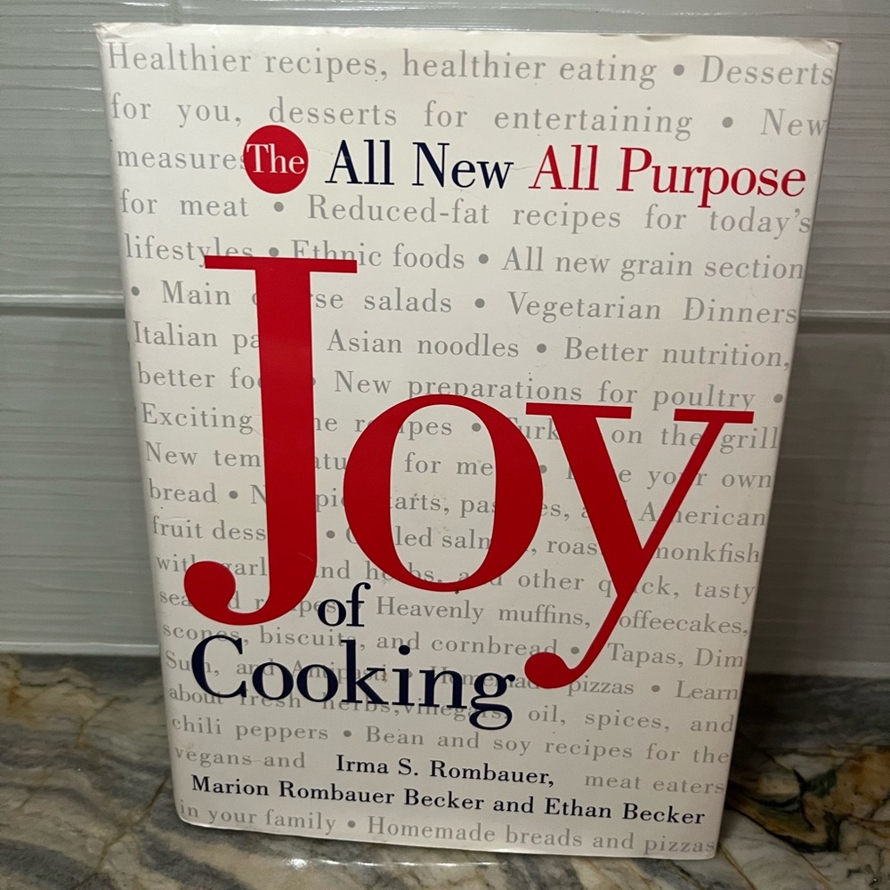 Joy of Cooking The All New All Purpose Cookbook Irma S. Rombauer 1997 Hardcover